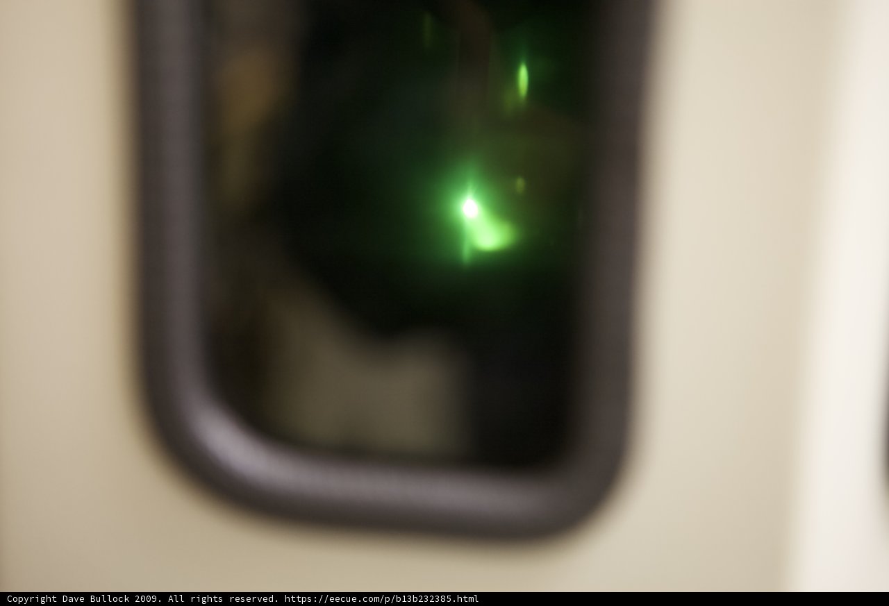 Glowing Train Window