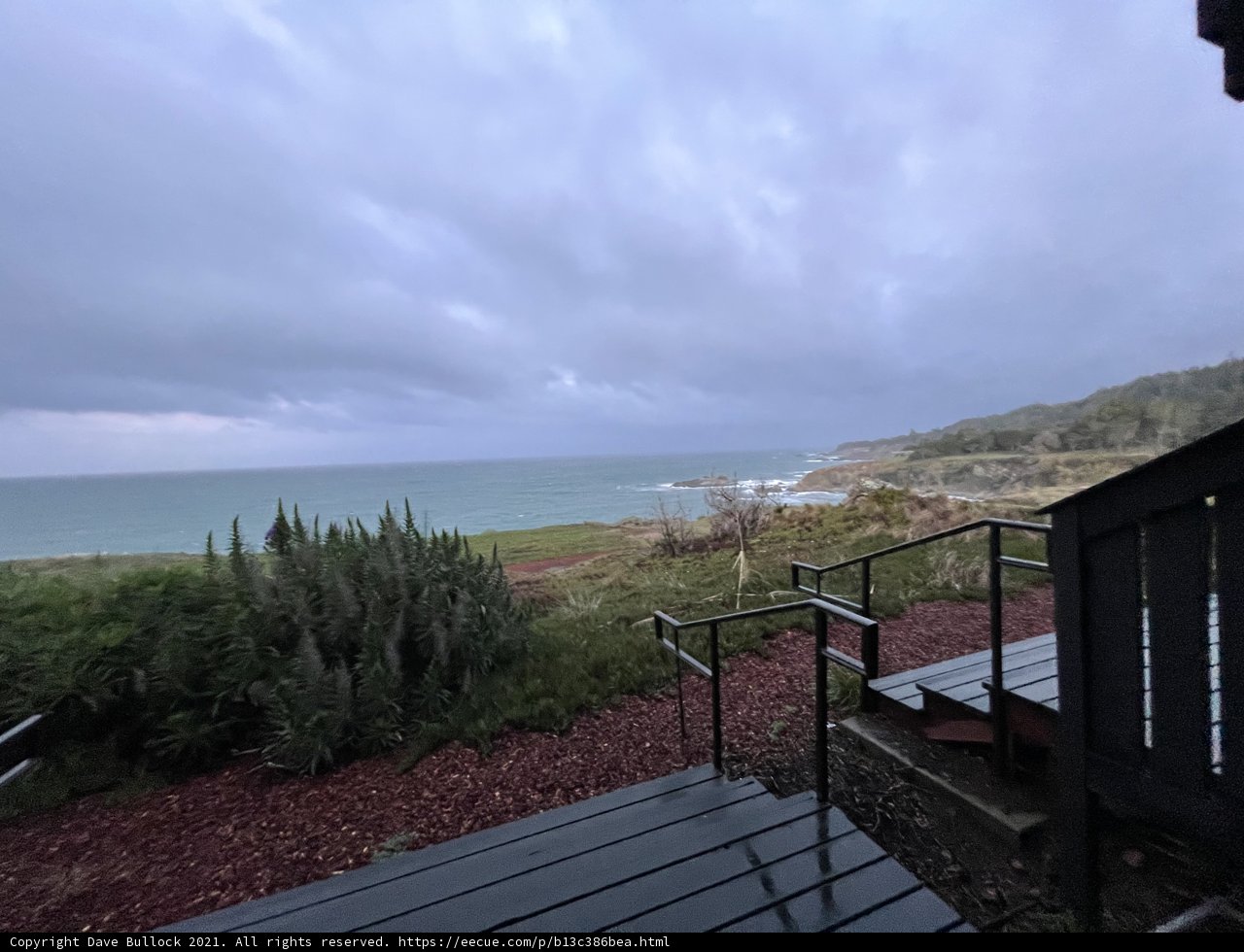 Overlooking the Majestic Ocean