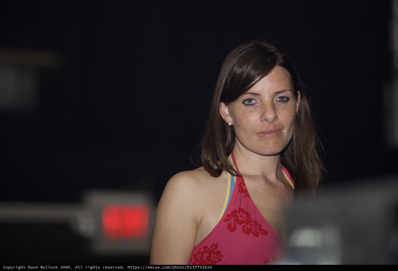 Penelope's Gaze in Darkened Event Space