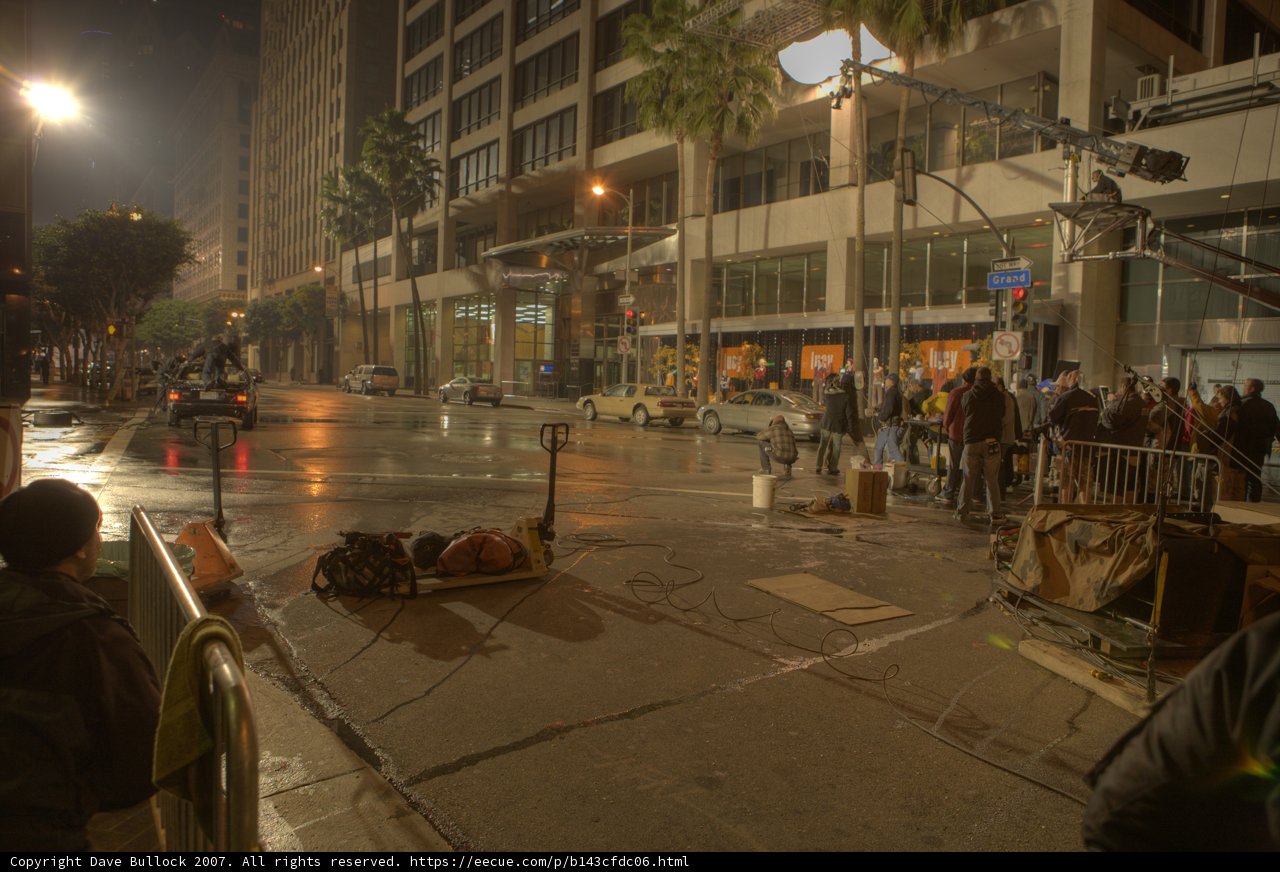 The Dark Knight Rises Crew Takes Over Metropolis