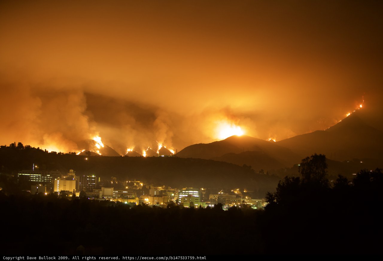Devastation in the Hills and City