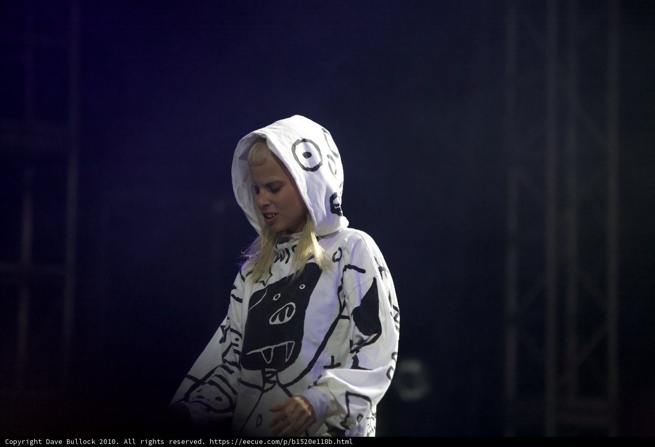Yolandi Visser Rocks the Stage in a Hoodie