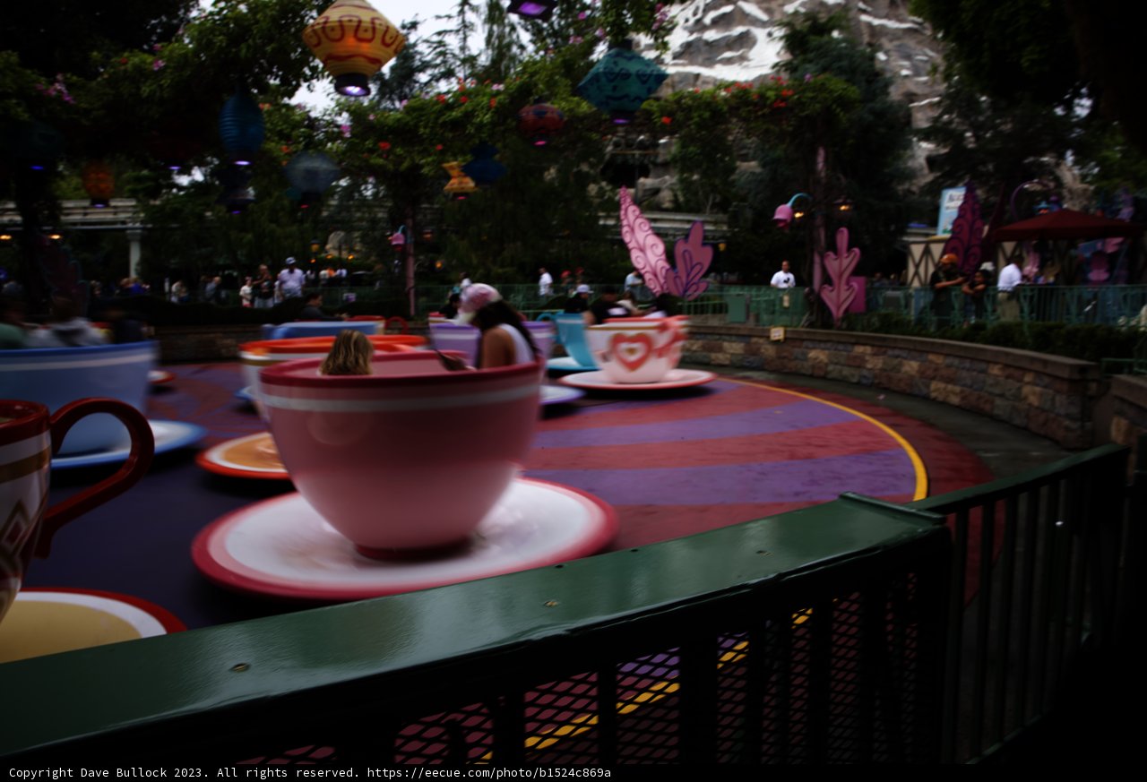 Magical Tea Cup Ride at Disneyland