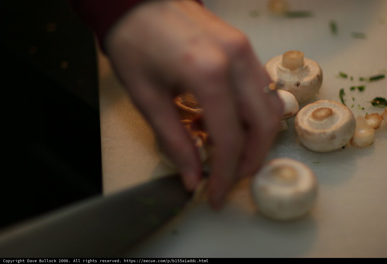 Mushroom Chopping