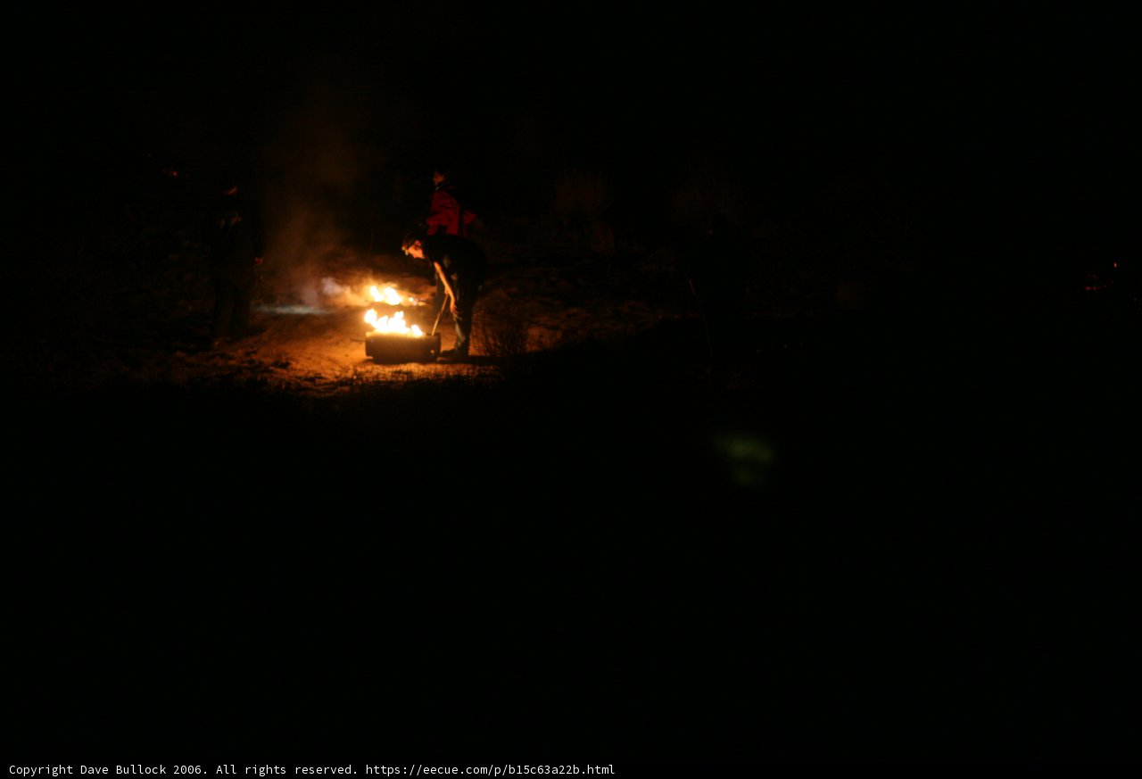 Embers under the Night Sky
