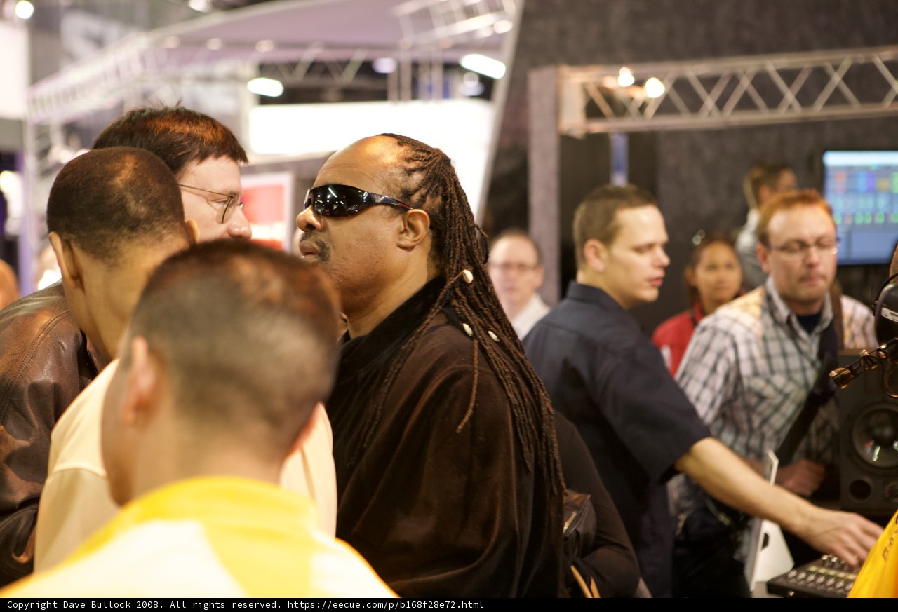 Stevie Wonder in his Signature Shades