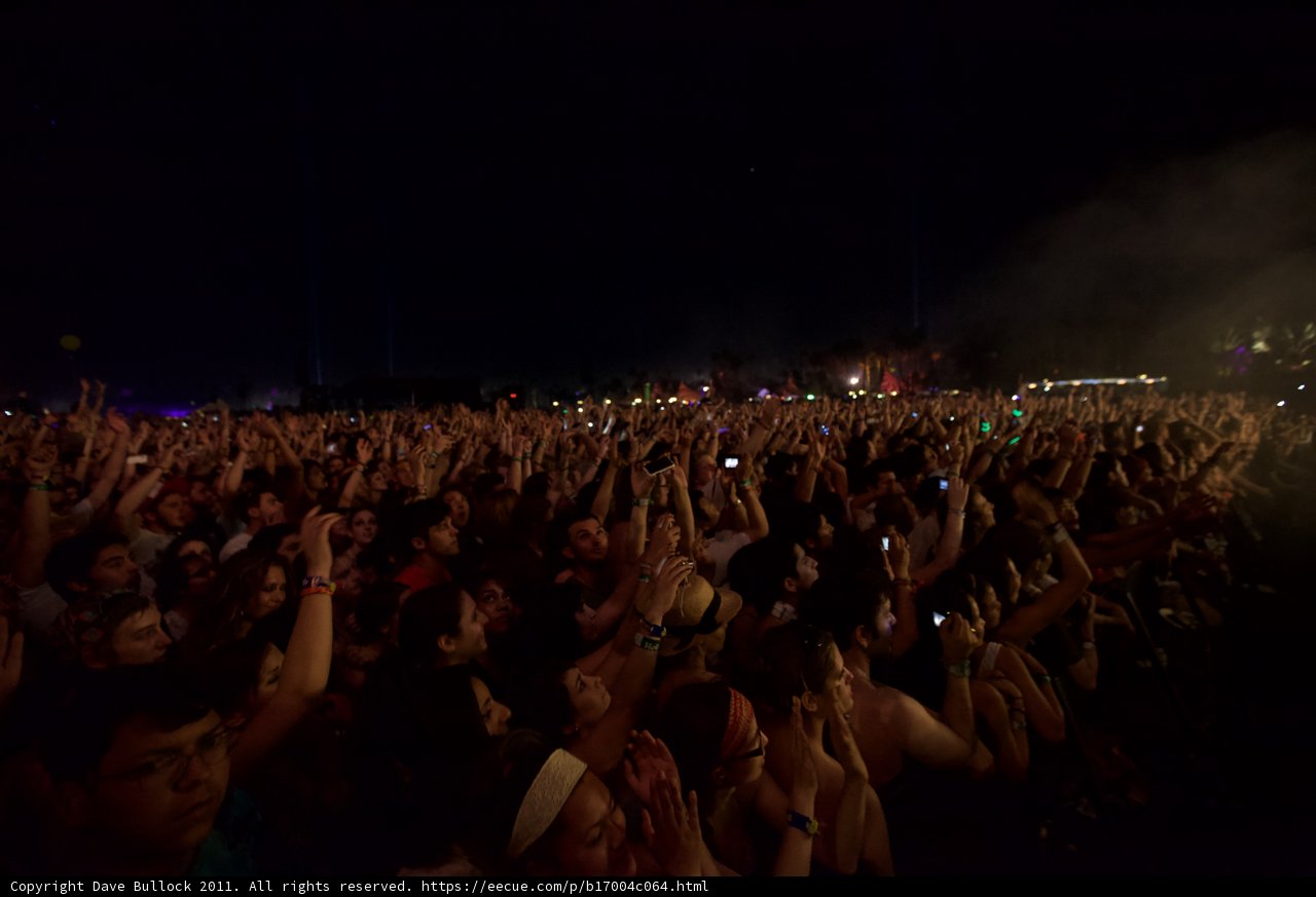 Saturday Night Concert Crowd