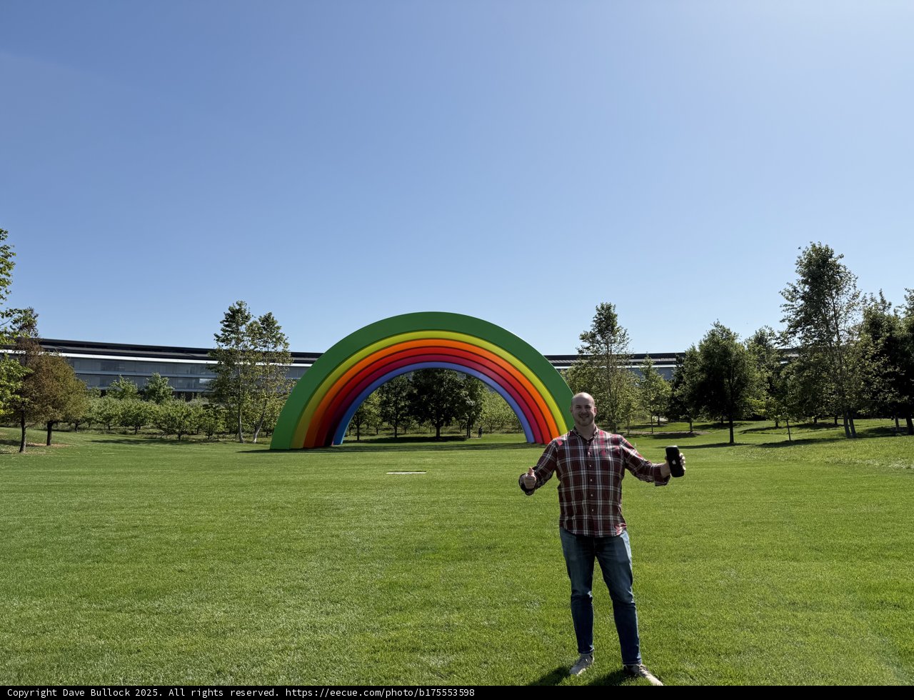 Under the Rainbow at Apple Park