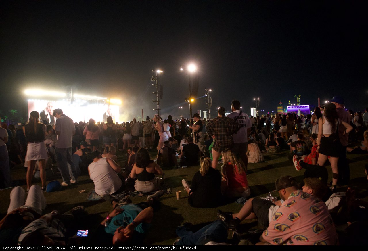 Under the Electric Sky: A Night at Coachella 2024