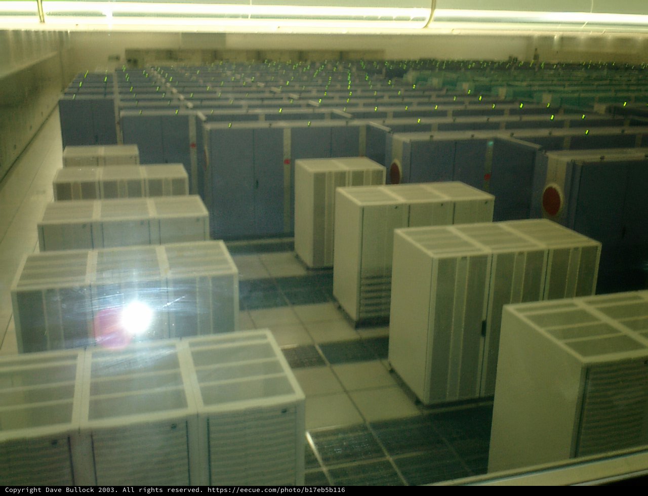 The Heart of Earth Simulator: A Server Room