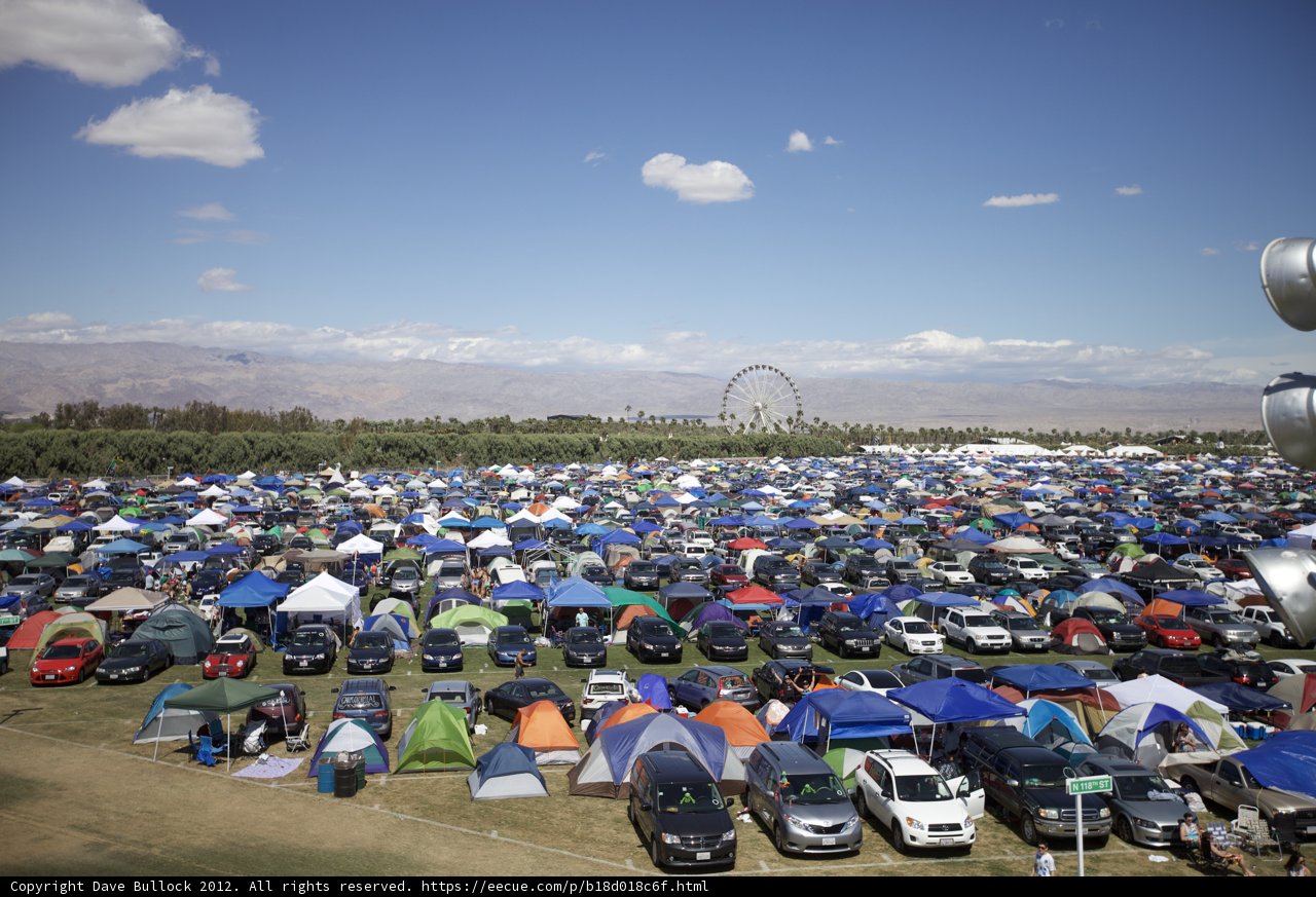 Coachella Camping Scene