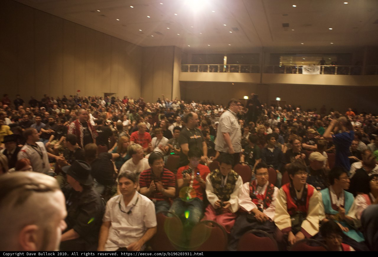 Stephen Root among the Crowds at Defcon 18
