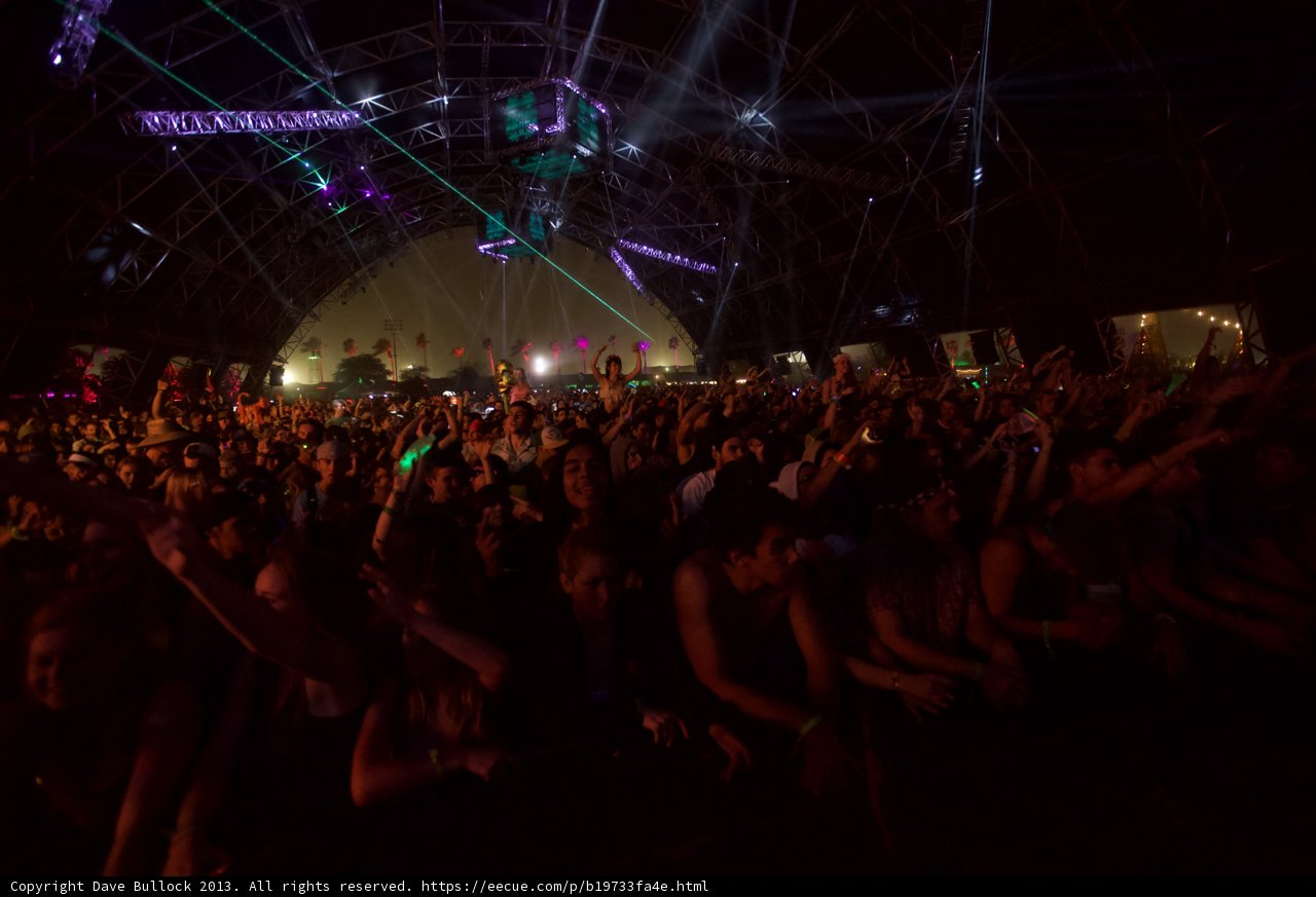 Lights, Lasers, and Lively Crowds: A Night of Music at Coachella