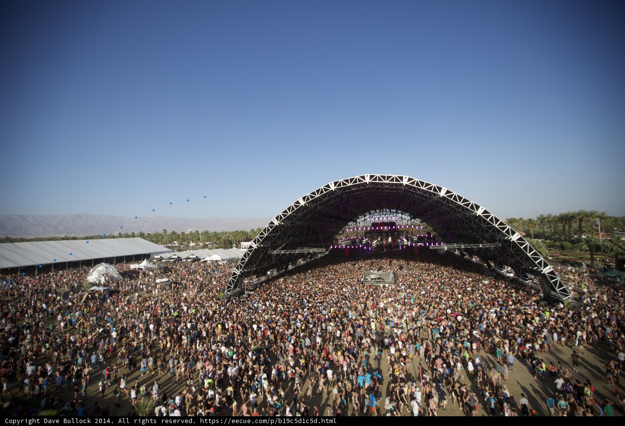 Coachella Concert Crowd