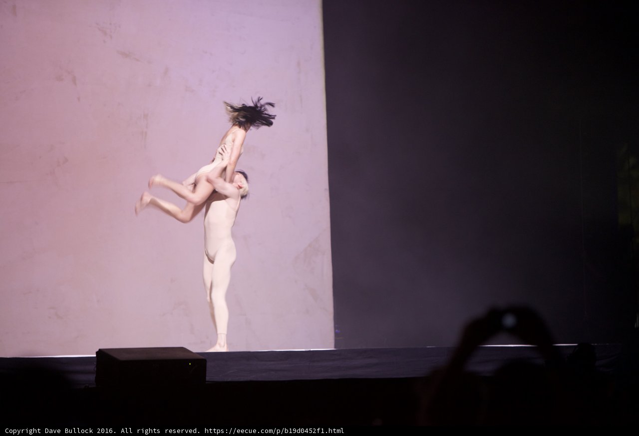 The Three Ballerinas on Stage