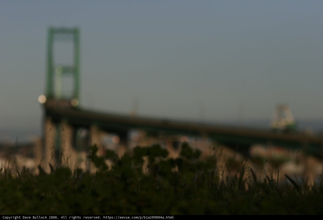 Blurry Bridge in the Metropolis
