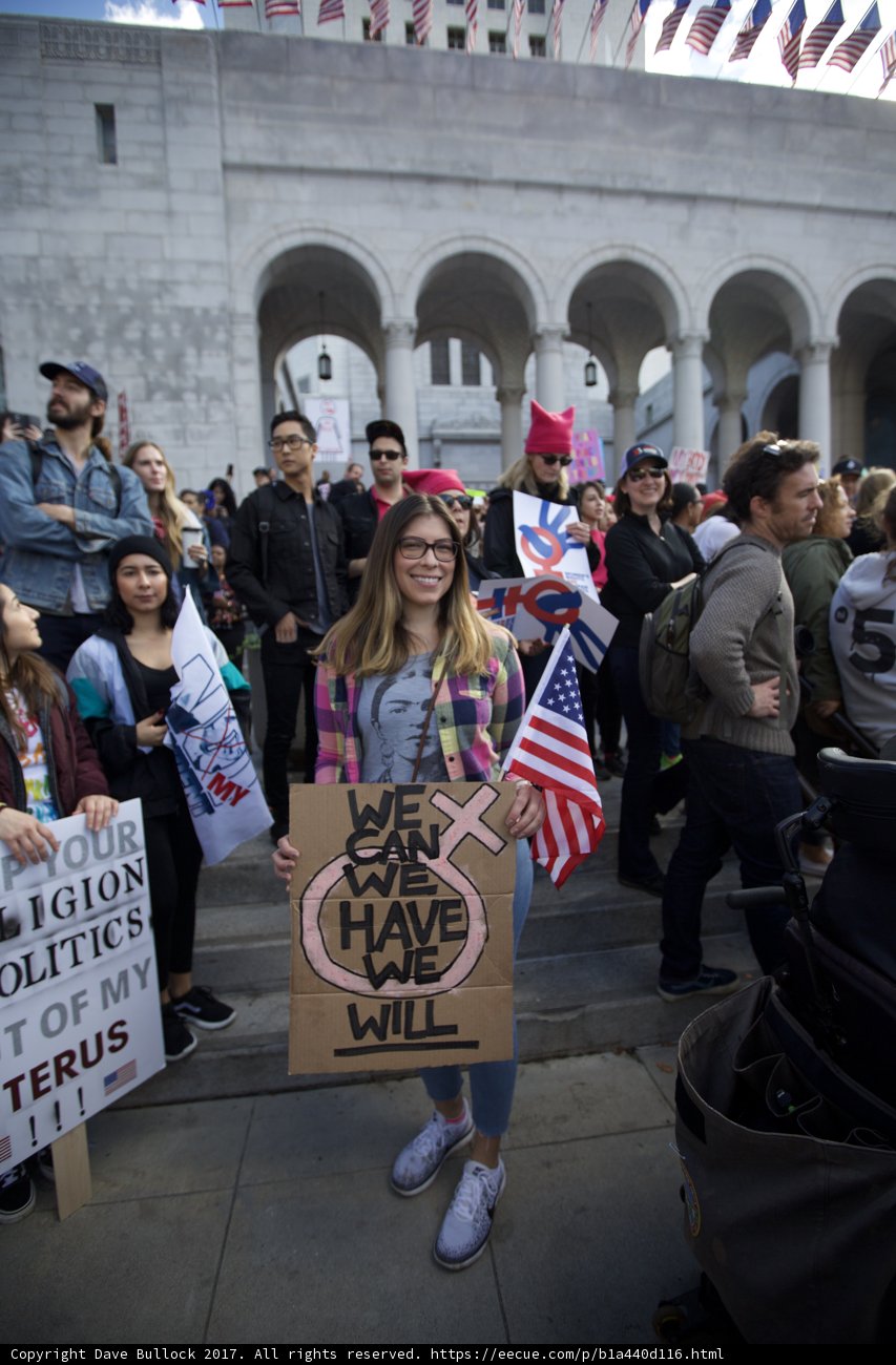 Women's March Sign Holder