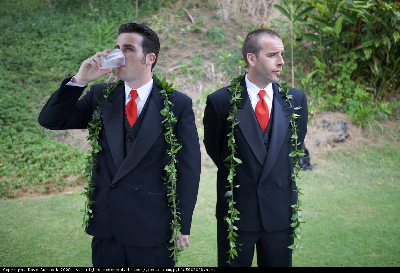 Formal Drinks in Hawaii