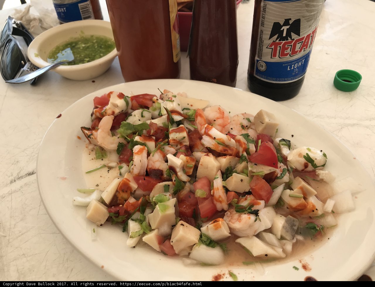 A Healthy Plate of Shrimp and Veggies