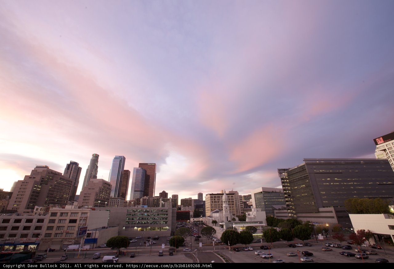 Sunset over the Urban Metropolis