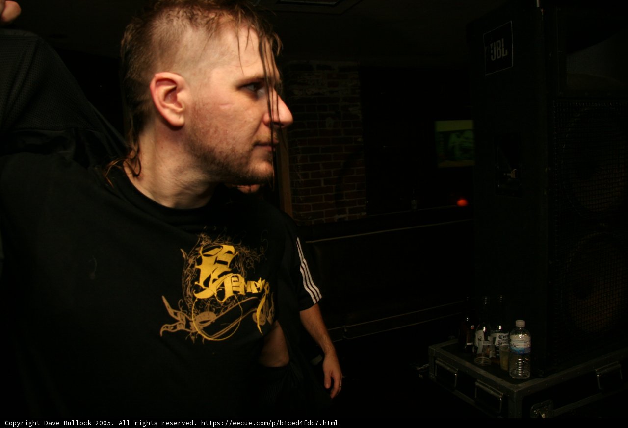 Brian H rocking the black tee at the pub