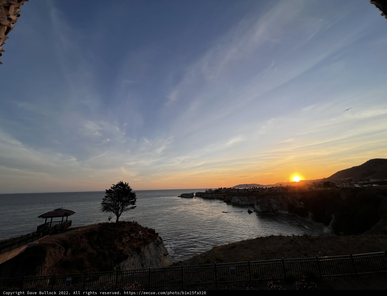 Cave Sunset at Pismo Beach