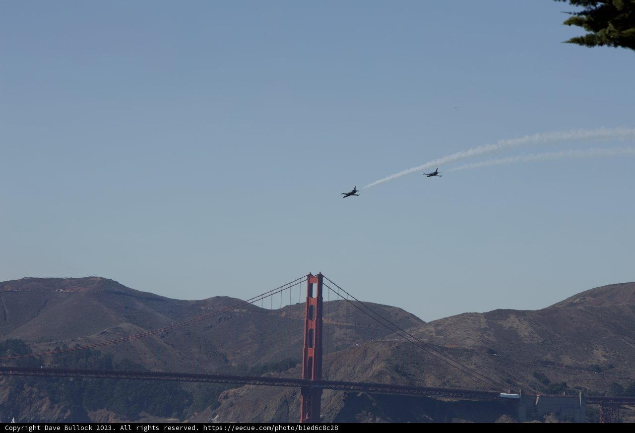 Duel in The Sky Over San Francisco's Iconic Landscapes