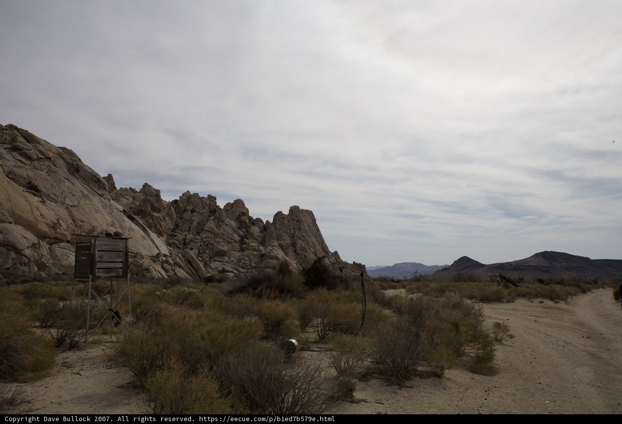 Sign in the Desert