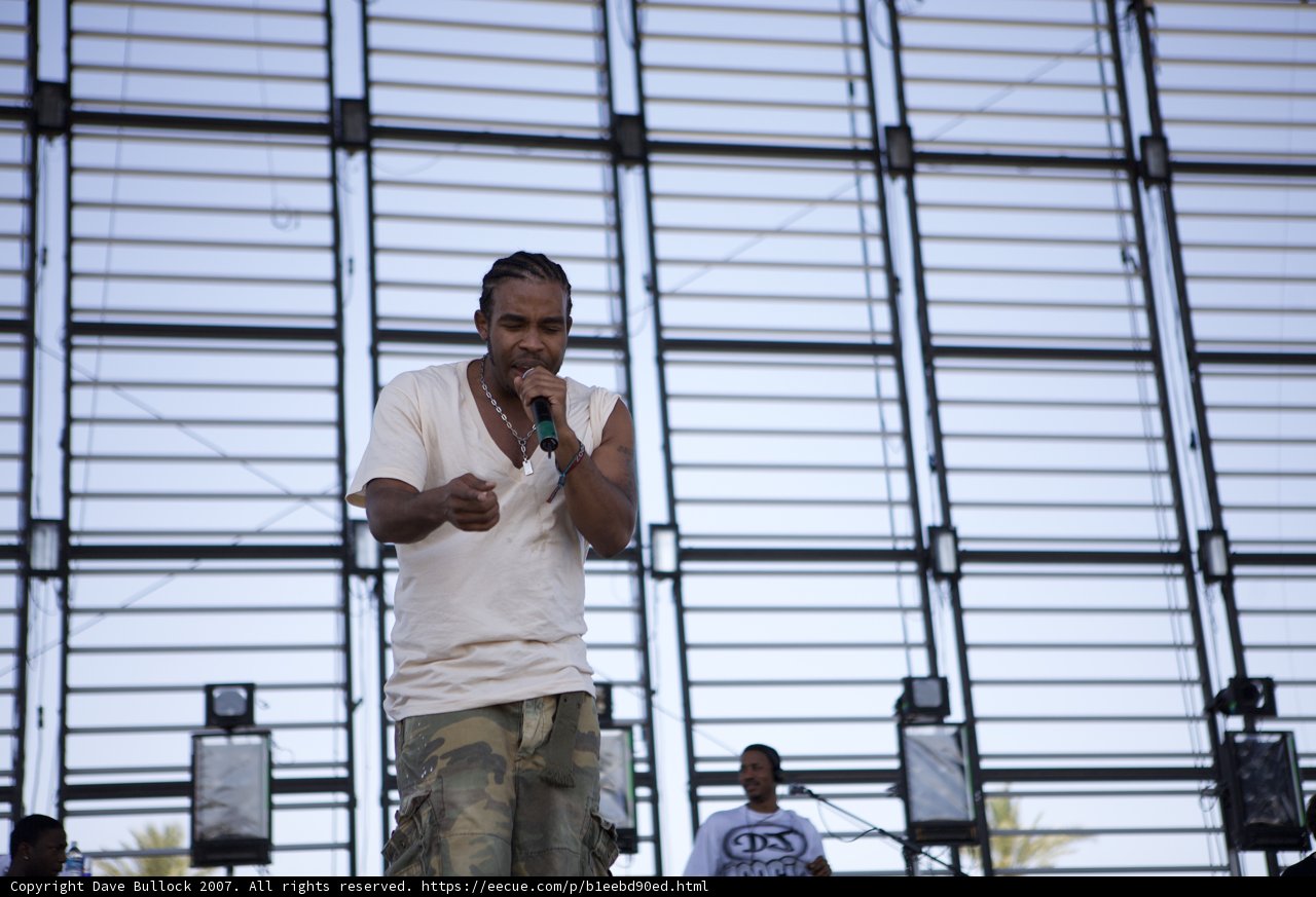 Pharoahe Monch performing at Coachella 2007