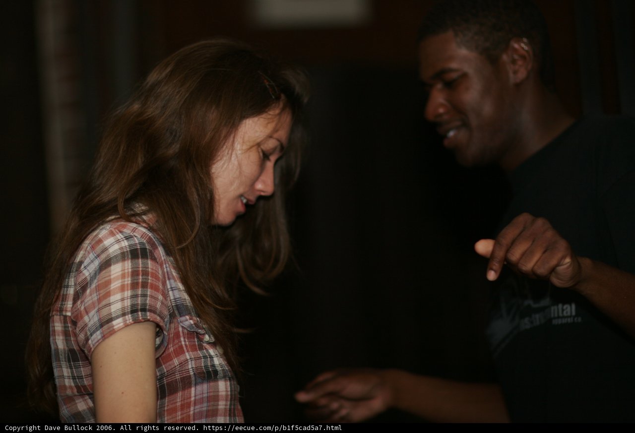 Two People Standing Together