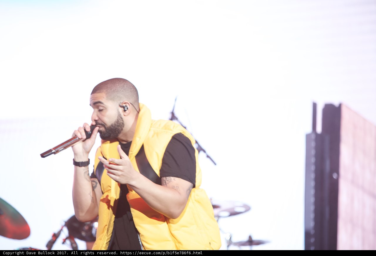 Drake Takes the Stage in a Vibrant Yellow Vest
