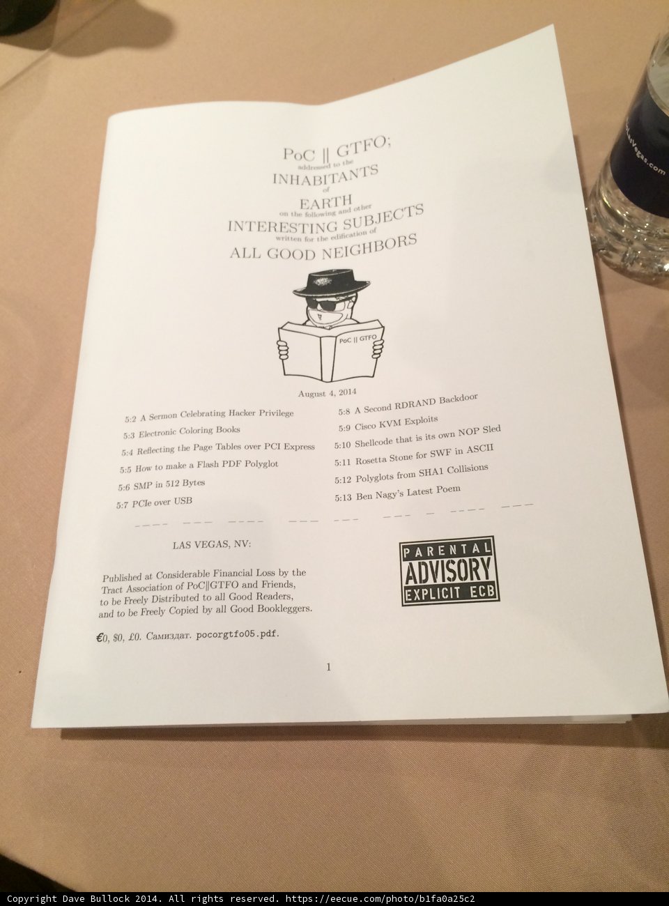 Person on Printed Page