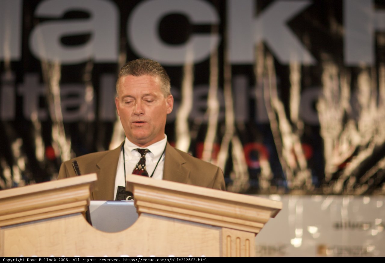 Addressing the Press