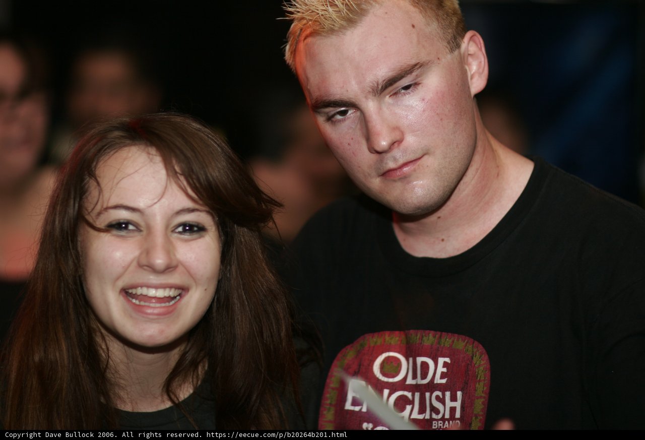 Blonde-haired Man among a Group of Friends