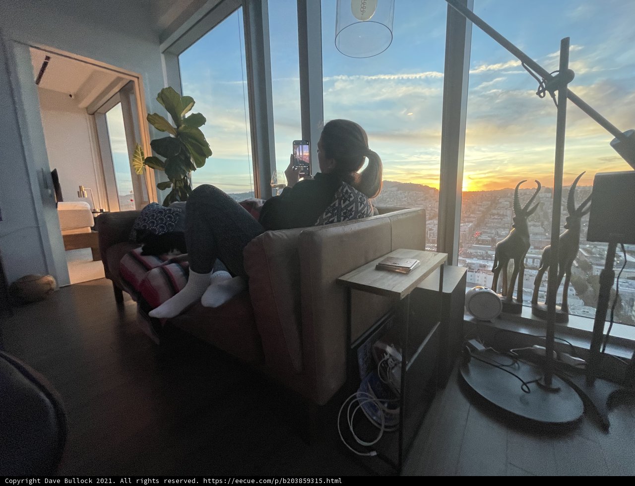 City Views from a Cozy Couch