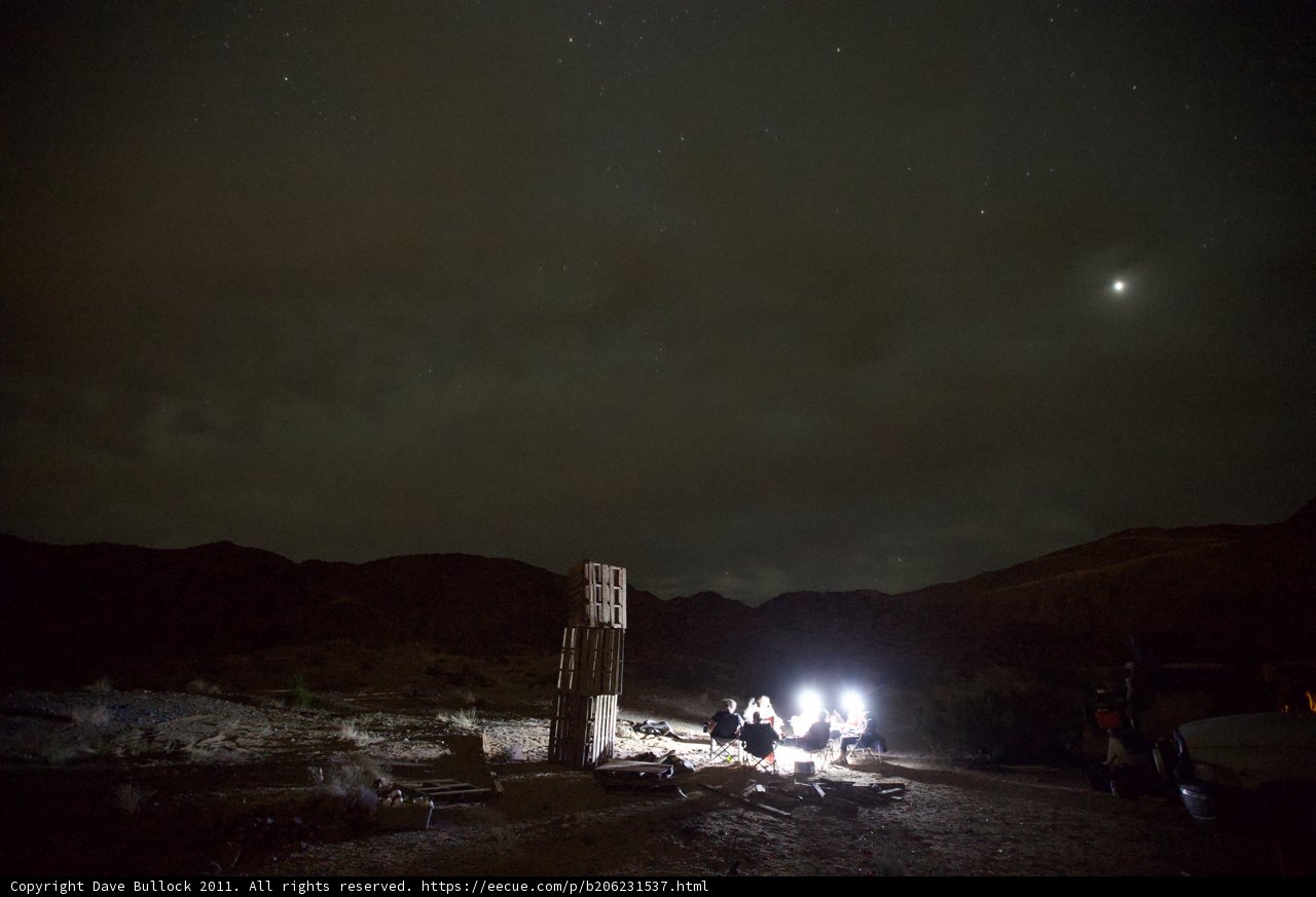 Night-time Gathering in the Desert