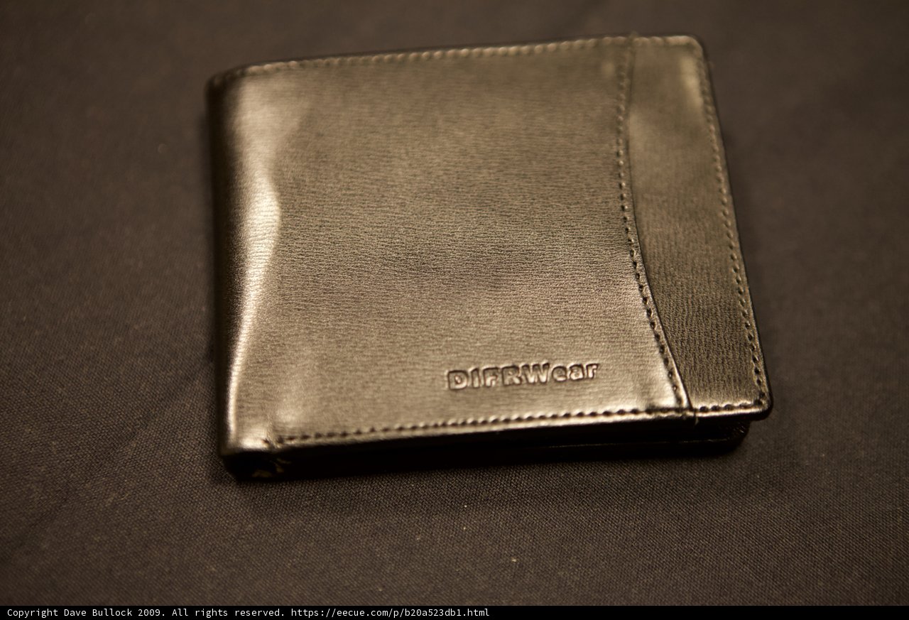 Sleek Black Leather Wallet
