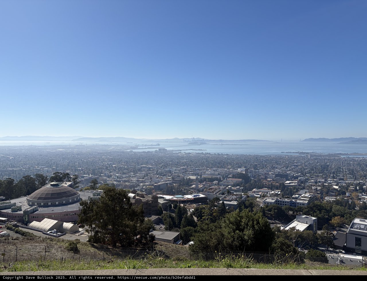 Panoramic View of Berkeley and San Francisco Bay