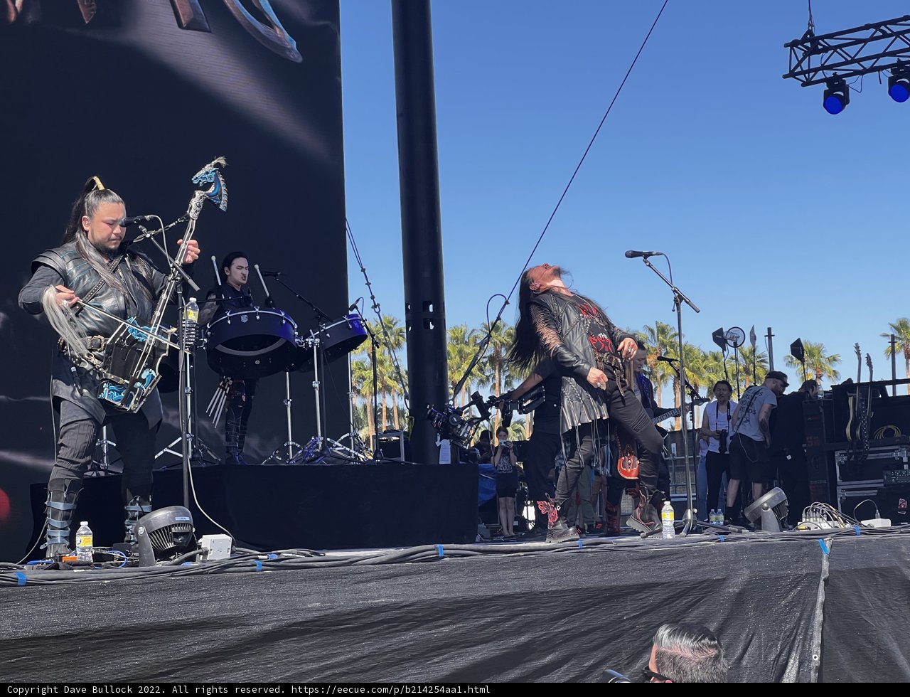 Rocking the Stage: Band Performance at Empire Polo Club Music Festival