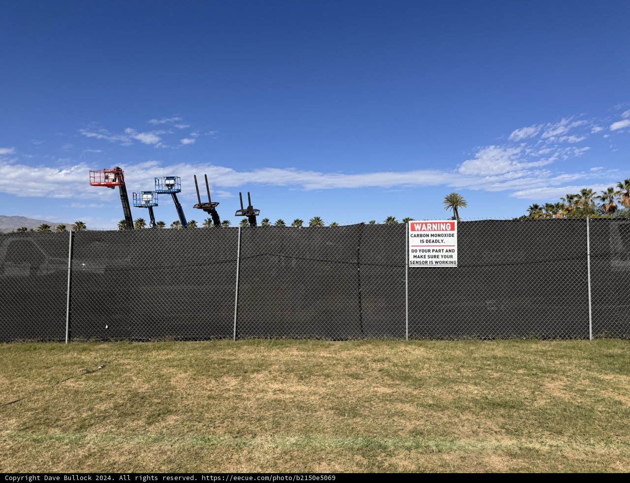 Industrial Intrusion Amidst Serene Skies