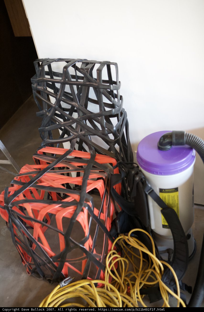 Organizing with Boxes and a Vacuum Cleaner