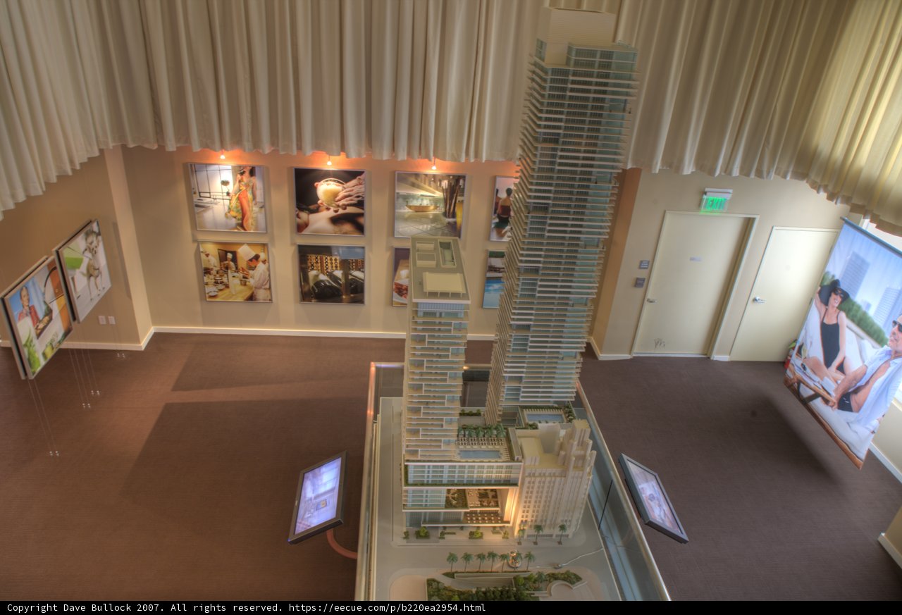 Miniature Building on Display