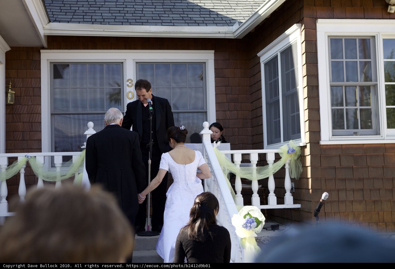 The Newlyweds on Their Porch
