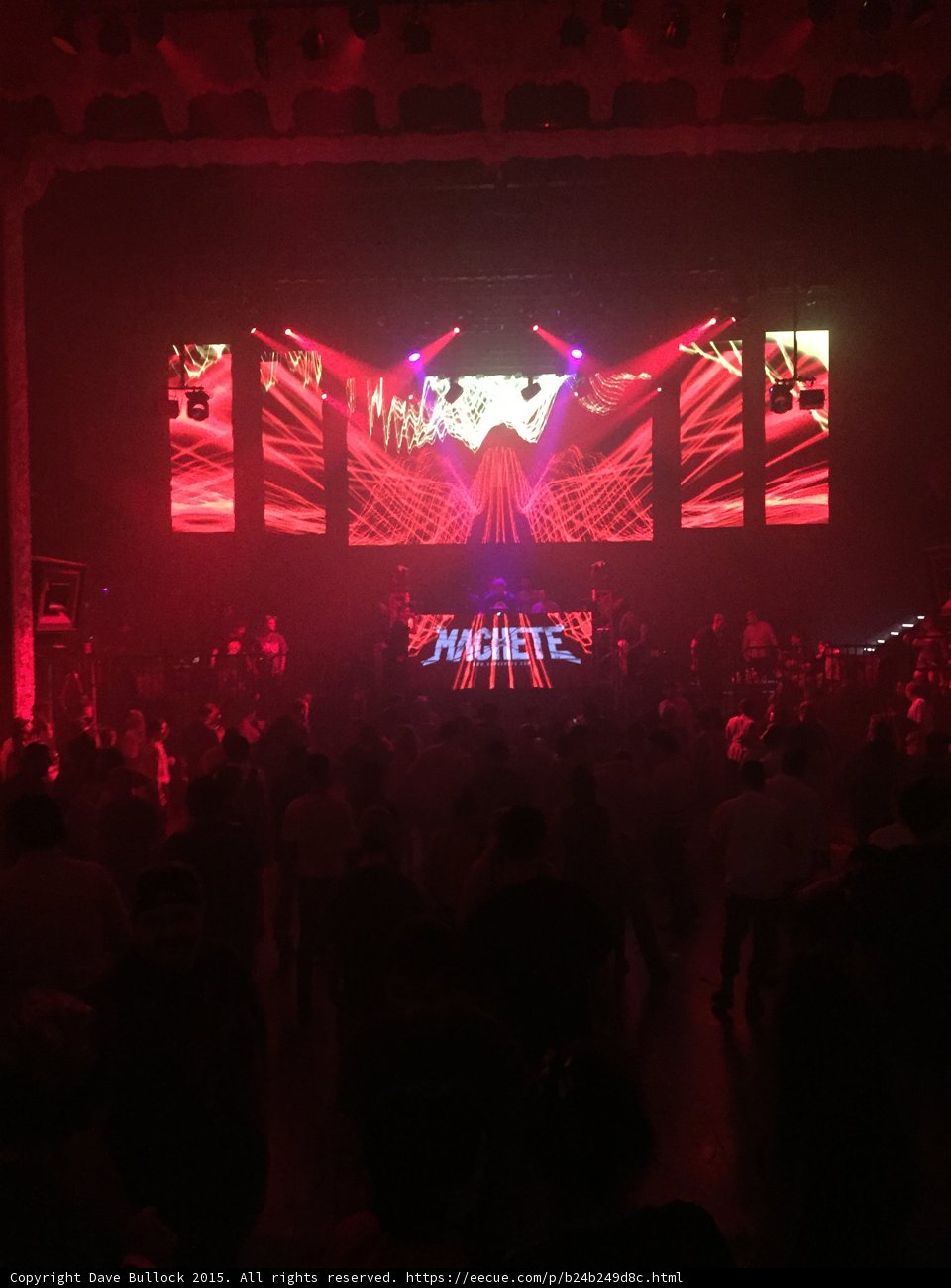 MACHETE Red Laser Show