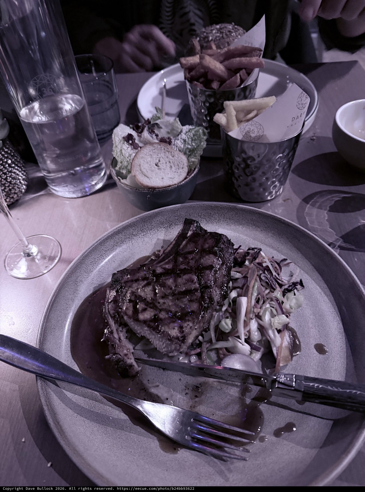 Fine Dining Steak Dinner with Accompaniments in London