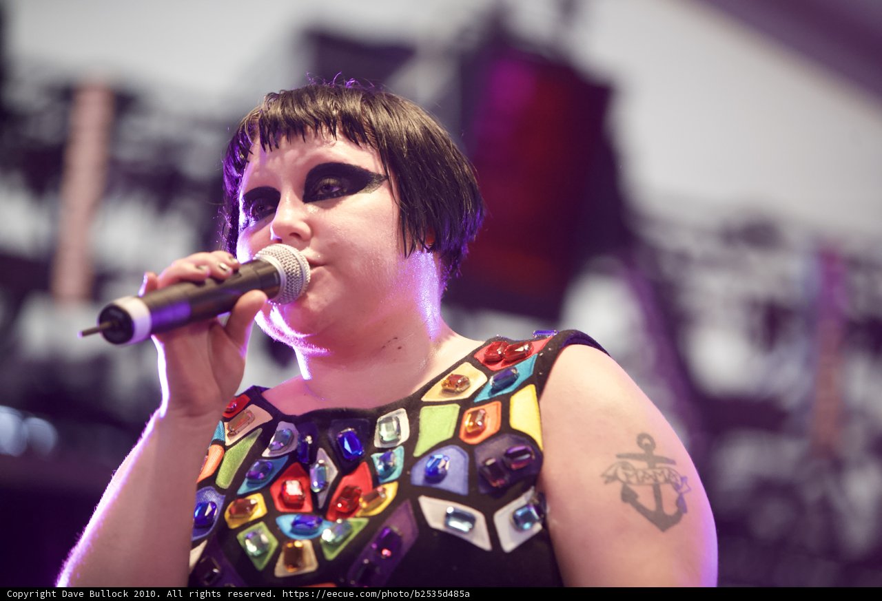 Rockstar Beth Ditto performing at Coachella