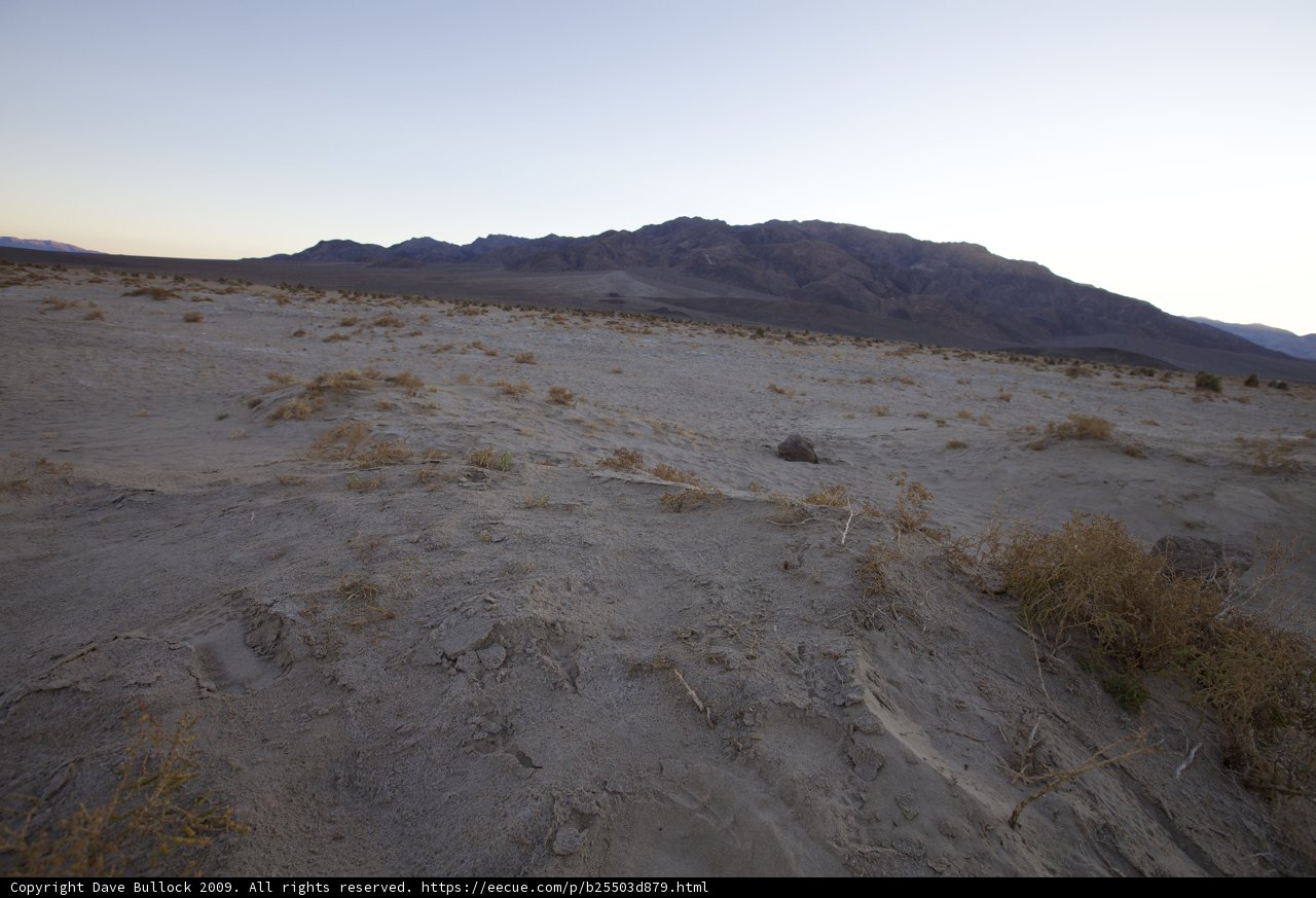 Majestic Mountains in the Death Valley Desert