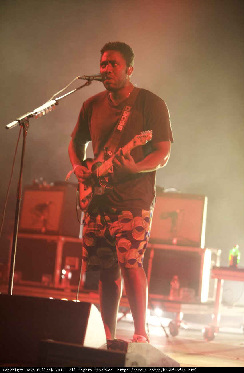 Kele Okereke Performing Intently