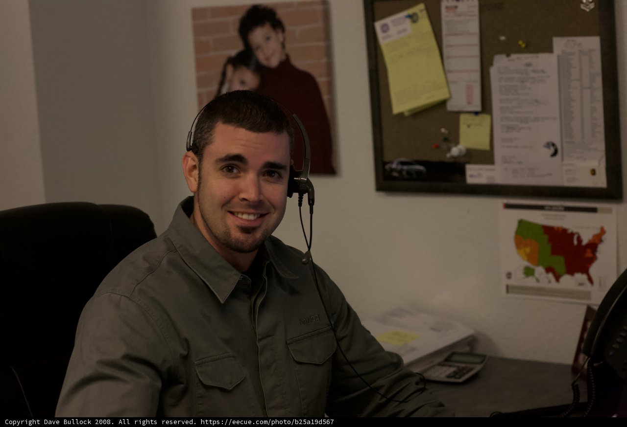 Dan B at work