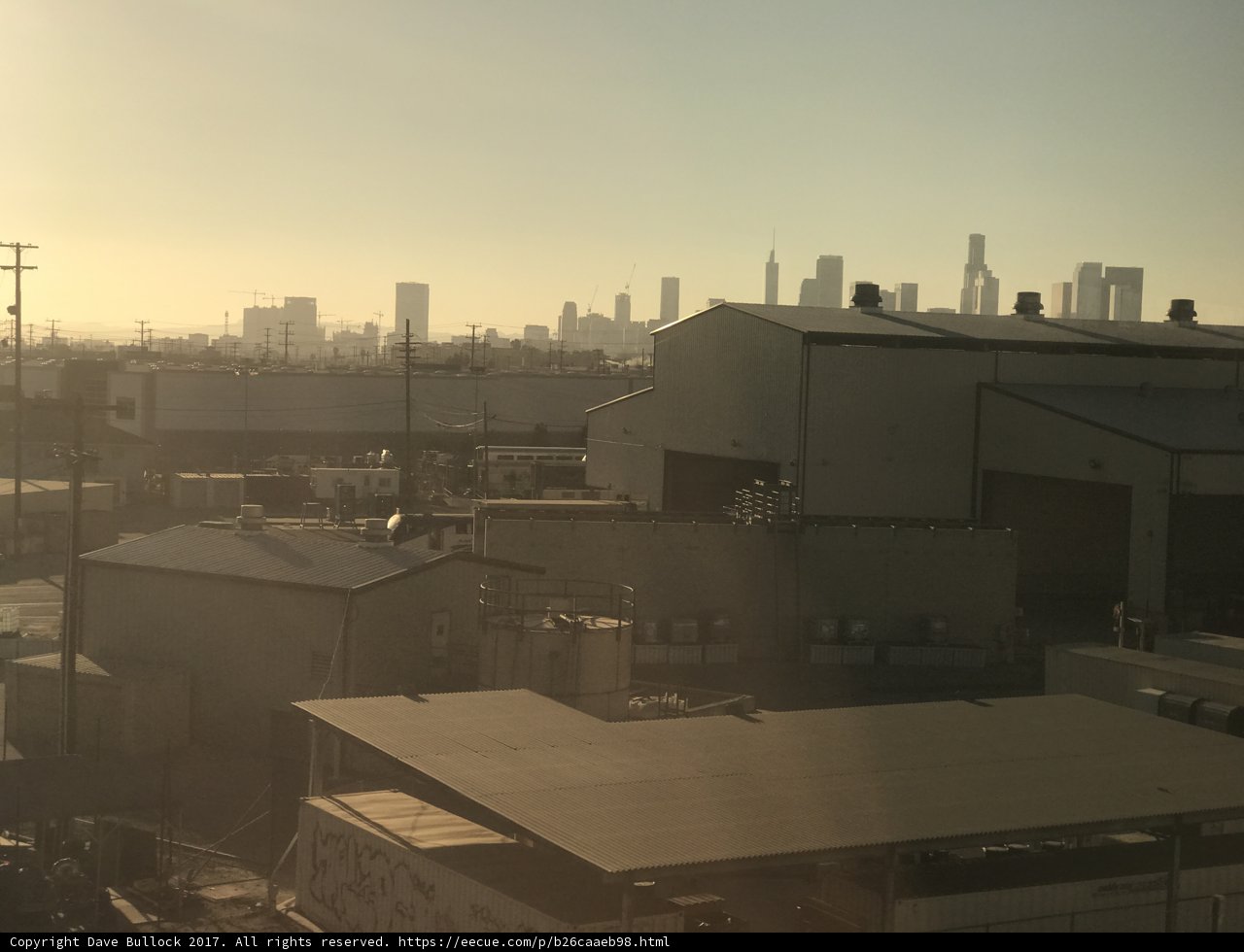 Sunset Cityscape of Los Angeles
